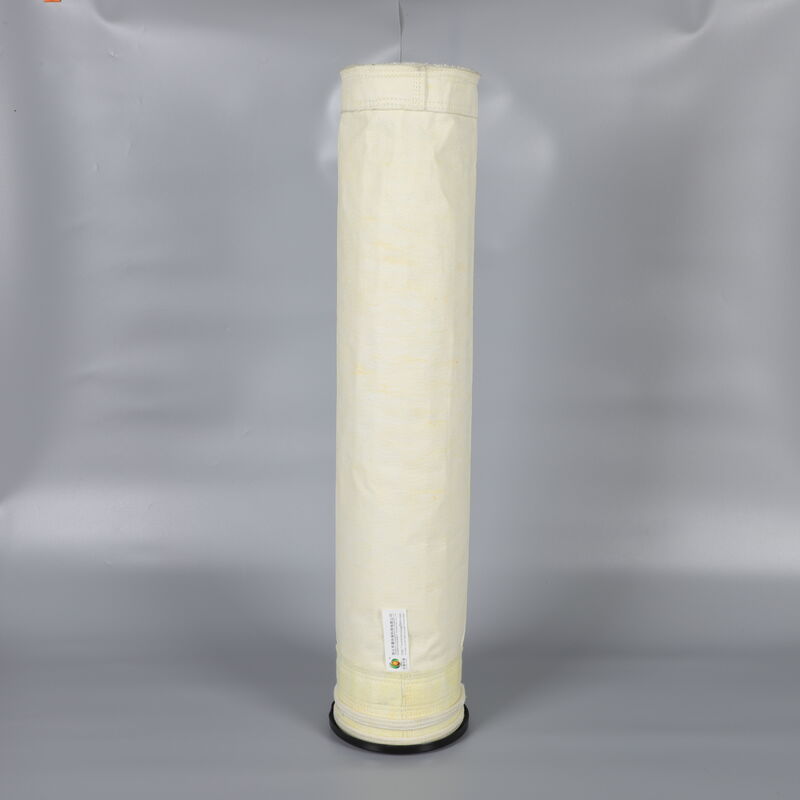 كيس تصفية AC500 PTFE مغلف بـ PTFE مع 500 GSM حس الإبرة لتطبيقات صناعية لدرجة حرارة مستمرة 260 درجة مئوية