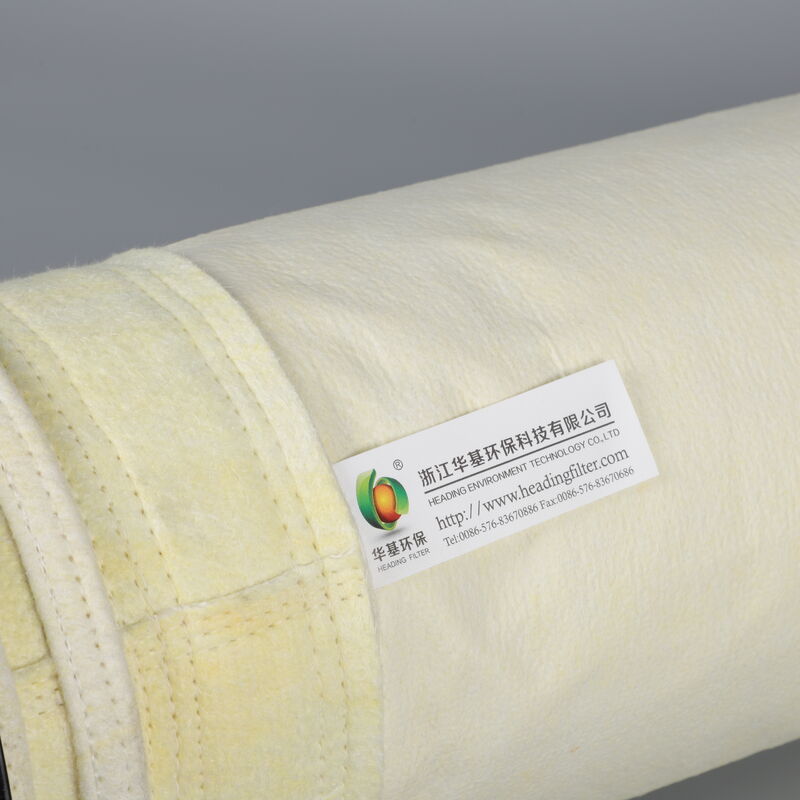 كيس تصفية AC500 PTFE مغلف بـ PTFE مع 500 GSM حس الإبرة لتطبيقات صناعية لدرجة حرارة مستمرة 260 درجة مئوية